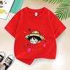 Summer Kids TShirt One Piece AnimeThemed Pure Cotton Printed Tee  Cute  Casual Style for BoysGirlsPerfect ForGiftingandTravel