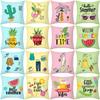 Summer Fruit Cushion Cover Pillow Watermelon Strawberry Printed Pillowcase Cartoon Colorful