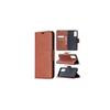 (Marrone) Custodia Portafoglio in Pelle PU Flip per Samsung S21 5G
