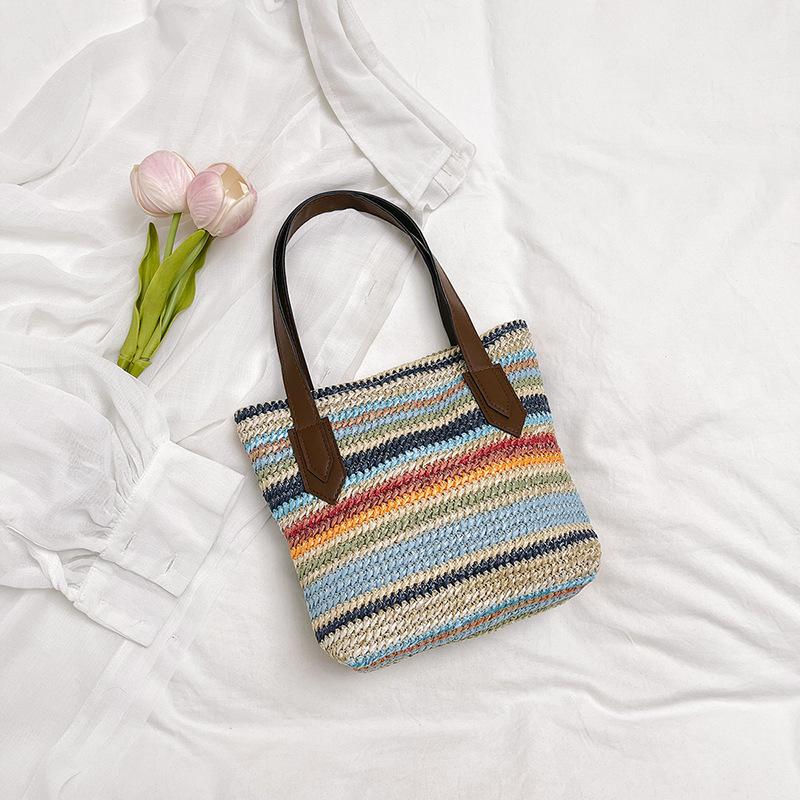 

Summer new beautiful handbag vacation travel seaside idyllic contrast sweet beautiful women bag оранжевый