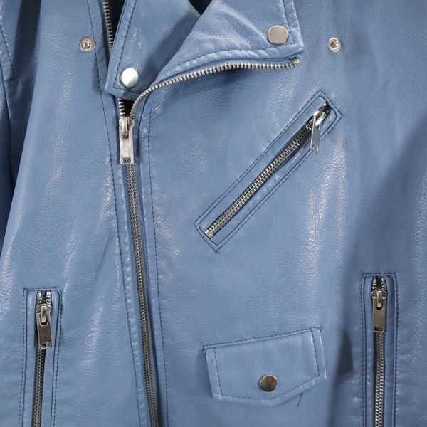 LIKA RULLA Riders jacket XL Blue Women Used