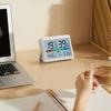 Indoor Thermometers Hygrometer Meter Clock Calendar for Home with USB Rechargeable Design and High Precise Sensors