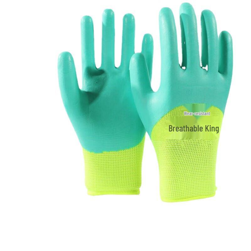 Maihan 13-Gauge Nylon Latex Coated Work Gloves