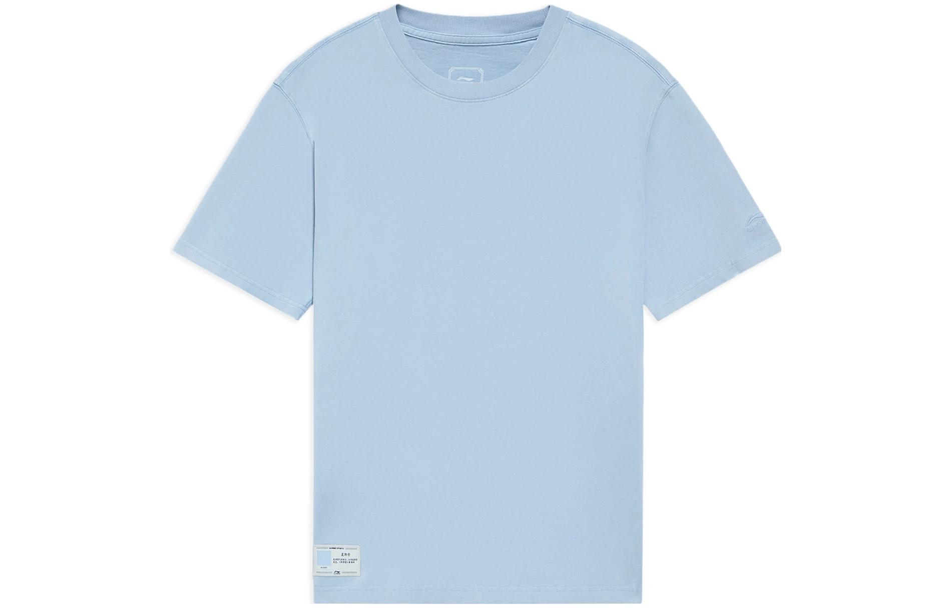 Мужская футболка Li Ning серия Цвета Китая Цвет: Туманно-синий AHSS361-8 XXL