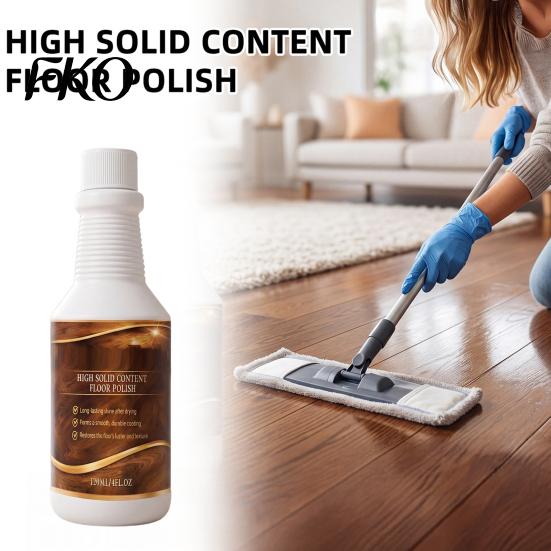 Polidor de Piso para Reparo de Arranhões, Restaurador de Madeira, Restaurador de Textura Natural e Agente de Brilho, Capacidade de Proteção de Superfície de 120ml, Protege Contra Sujeira