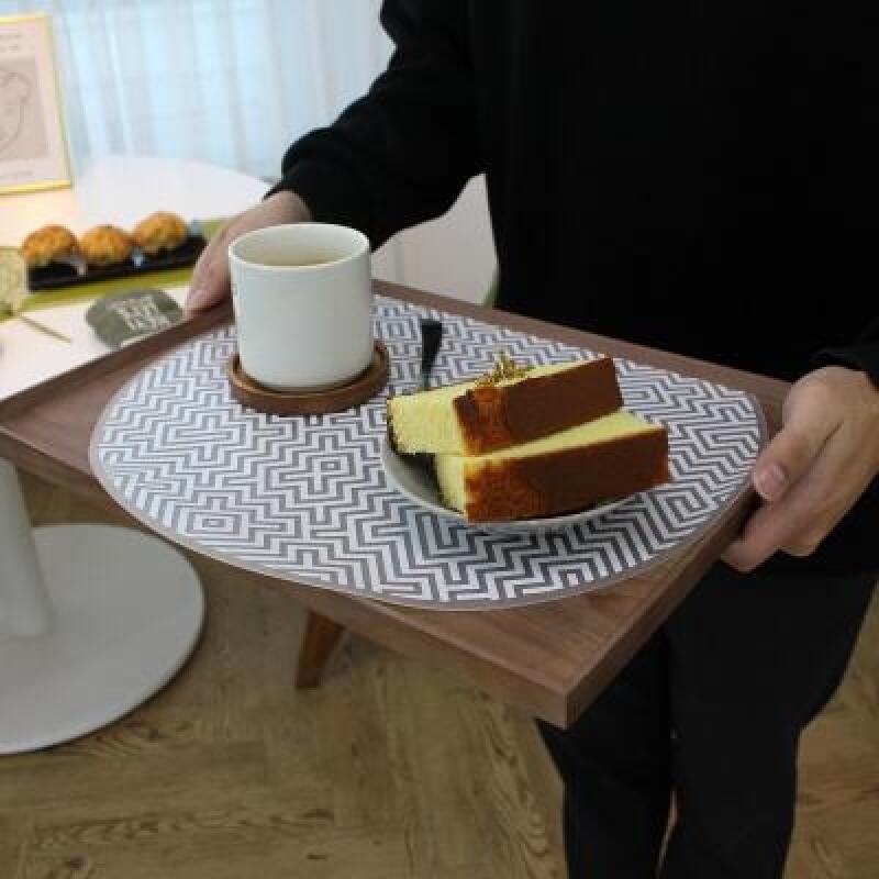 Lego Semicircle Silicone Placemat 2P gray