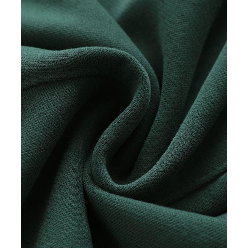 Dark Green High Waist Casual Cotton 2023 New Sweatpants