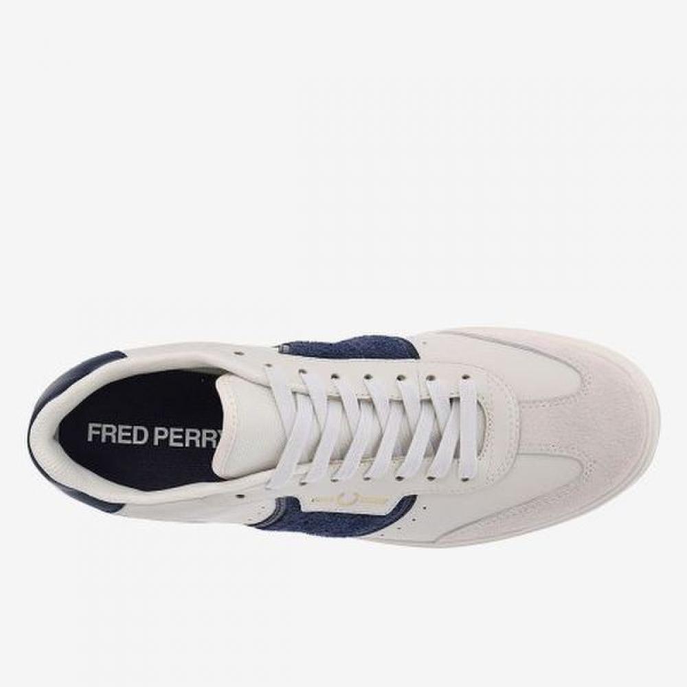 Fred Perry Men S SneakerS B4 Textured Leather Suede Sfpm2612323 254