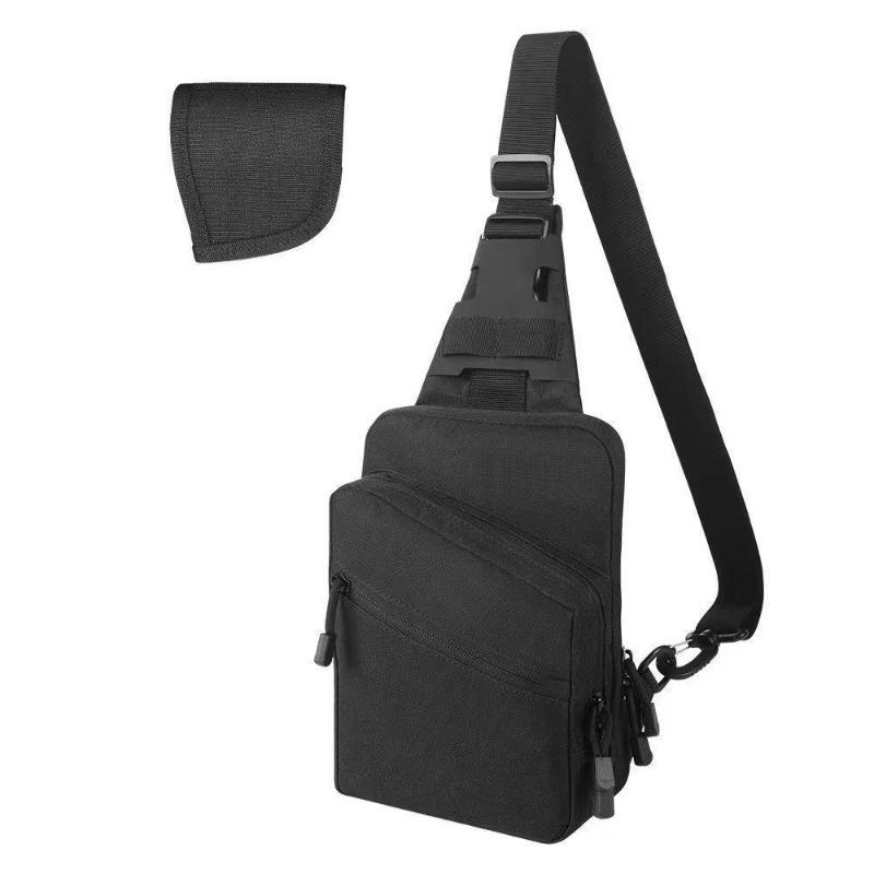 

Men s Chest Bag, Shoulder Bag, Fashionable Commuting Business, Simple Shoulder Bag, Tactical Crossbody Bag, Hidden Carrying чёрный