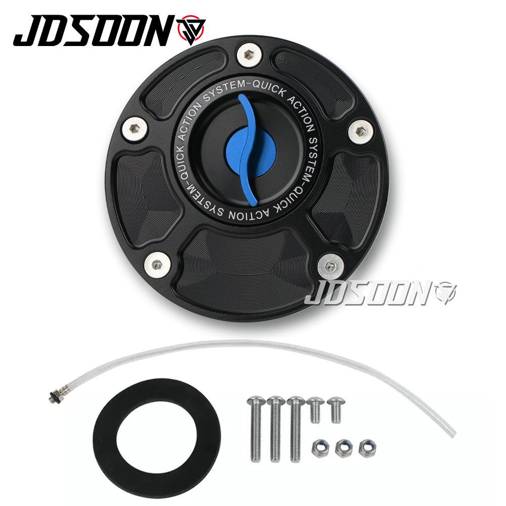 For YAMAHA YZF-R3 YZF-R6/S YZF-R7 YZF-R1 YZF R1M FZ 1 FZ6 FZ8 Quick Release Keyless CNC Fuel Tank Cap Airbox Cover Motorcycle