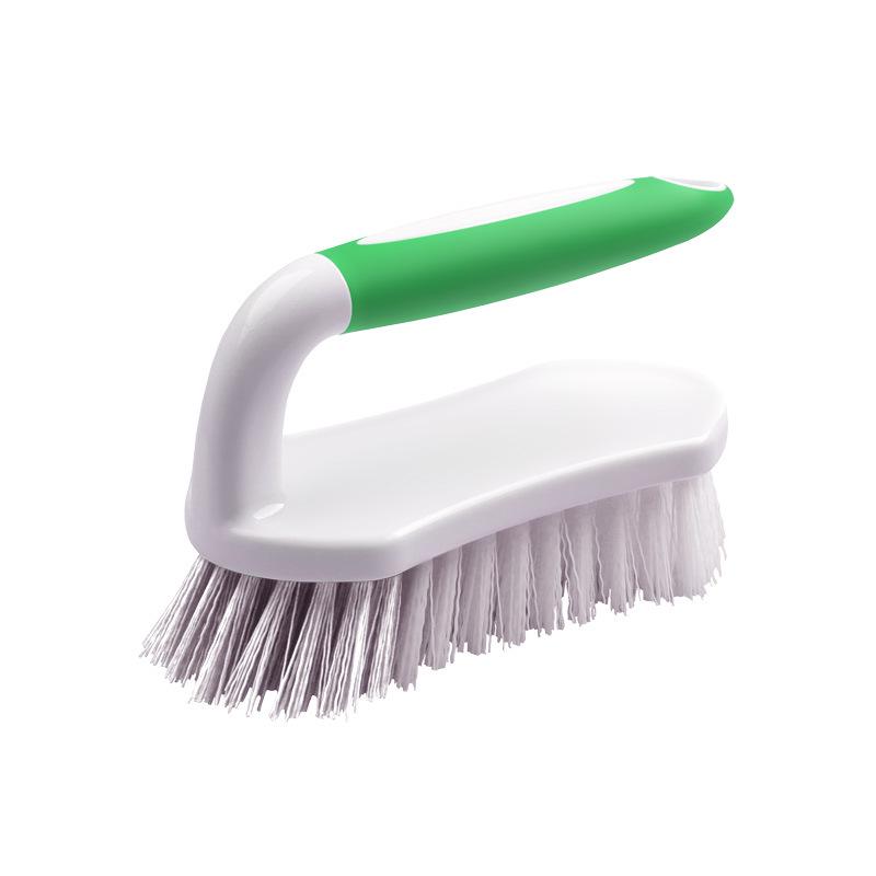 Household Hard Bristle Cleaning Brush - Plastic Small Laundry and Crevice Brush