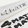 For Mercedes Benz 4MATIC Fender Side Badge Rear Trunk Emblem Decals ABS Car Styling Logo 4 MATIC Auto Sticker Accessories MA3