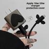 Schwarzes Herz 20W Apple Datenkabel Schutz für iPhone 14 Pro Max Schnelllader