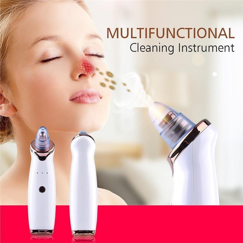 Vacuum Face Cleanser with 5 Different Attachments Branded Packaging and USB Charger