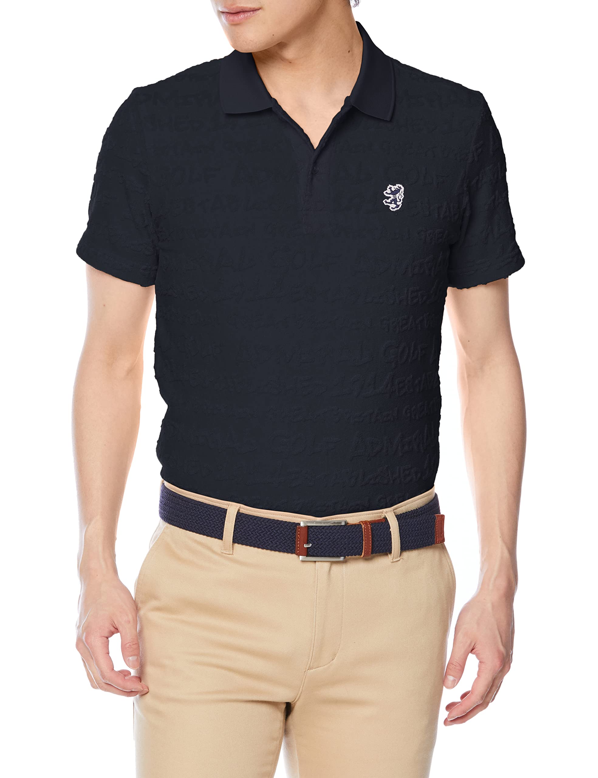 

Мужская футболка-поло с коротким рукавом Admiral Golf ADMA243 с логотипом Art, темно-синяя, размер M