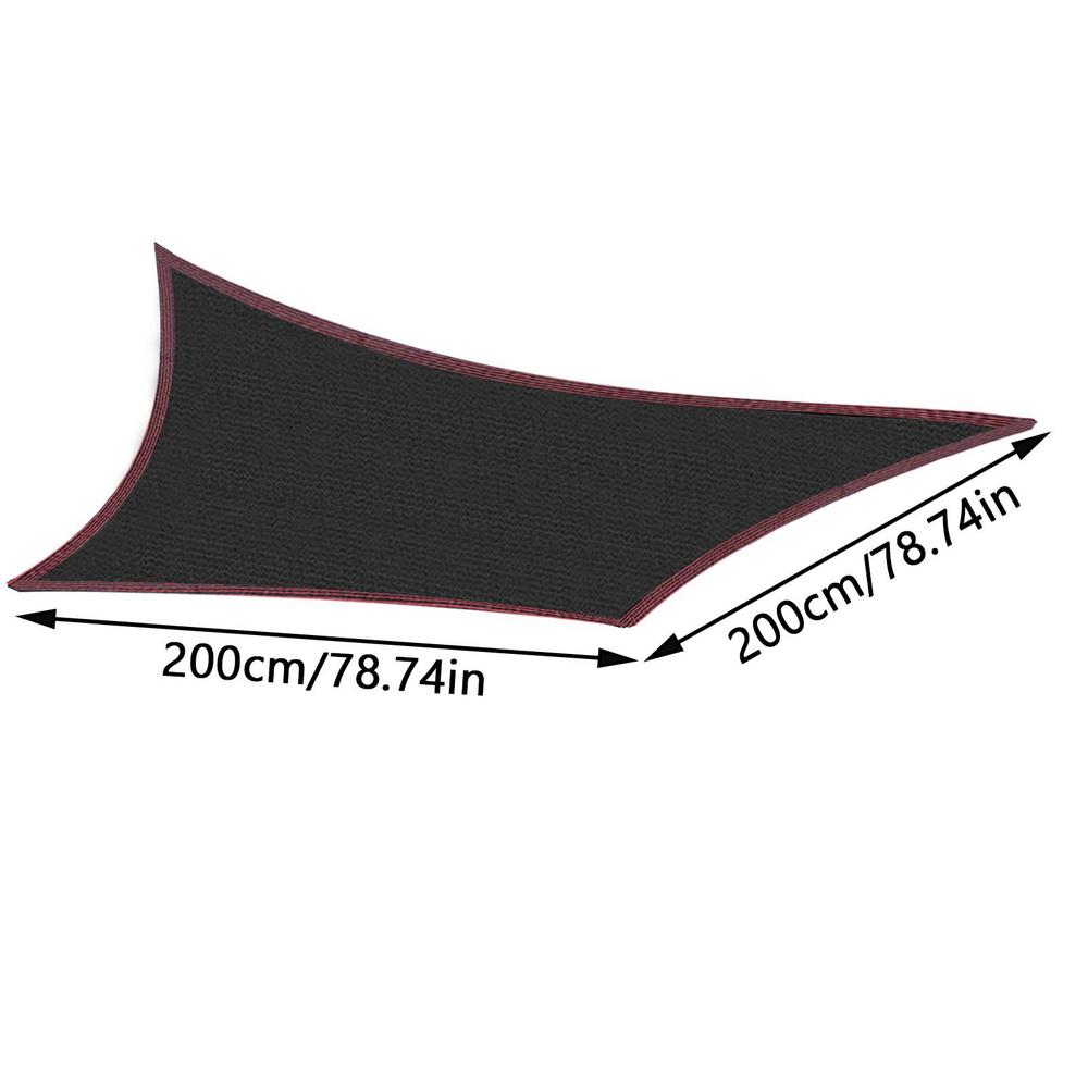 Black 95 Anti-UV Sun Shade Net Gazebo Shelter Outdoor Pergola Canopy Sun Cover Agriculture Greenhouse Sunshade Net For Pool