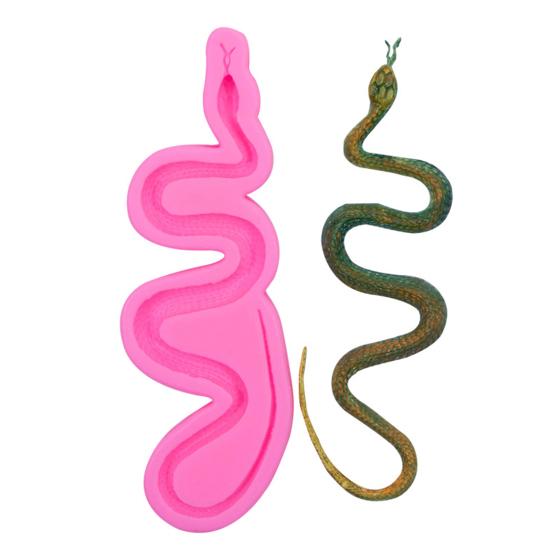 Snake Mold Flexible Silicone Halloween Design Fondant Mould