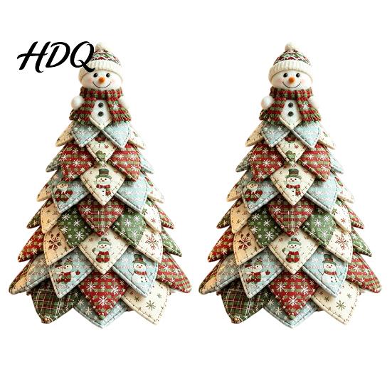Festive DIY Projects for Holidays Quilted Fabric Christmas Tree Craft Kit Vintage Patchwork Sewing Set Unique Handmade Presents Tabletop Decor Xmas