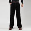 Men's Thick Corduroy Casual Pants Men's Corduroy High Waist Loose Thick Trousers