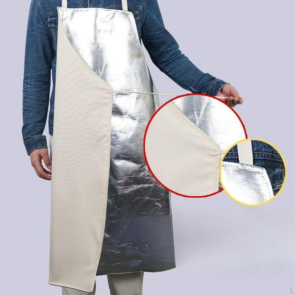 Aluminum Foil Apron Designed for Safety in Grilling and Welding Activities