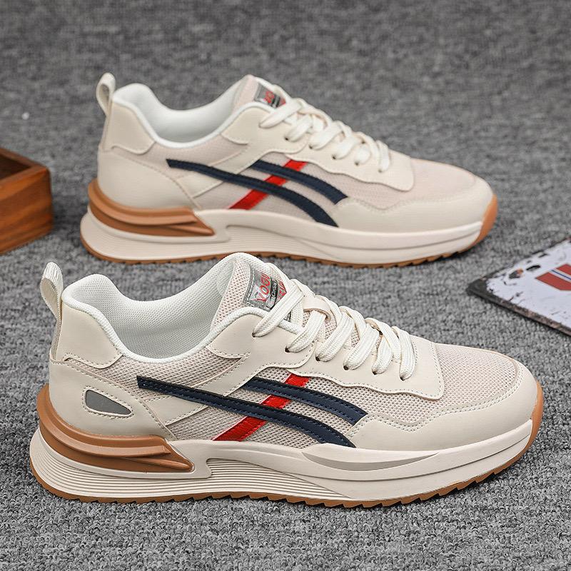 Fashion Luxury Brand Men's Sneakers Mesh Breathable Casual Running Shoes for Men Tennis Trainer Shoe Lace Up Men Shoes Zapatillas Hombre