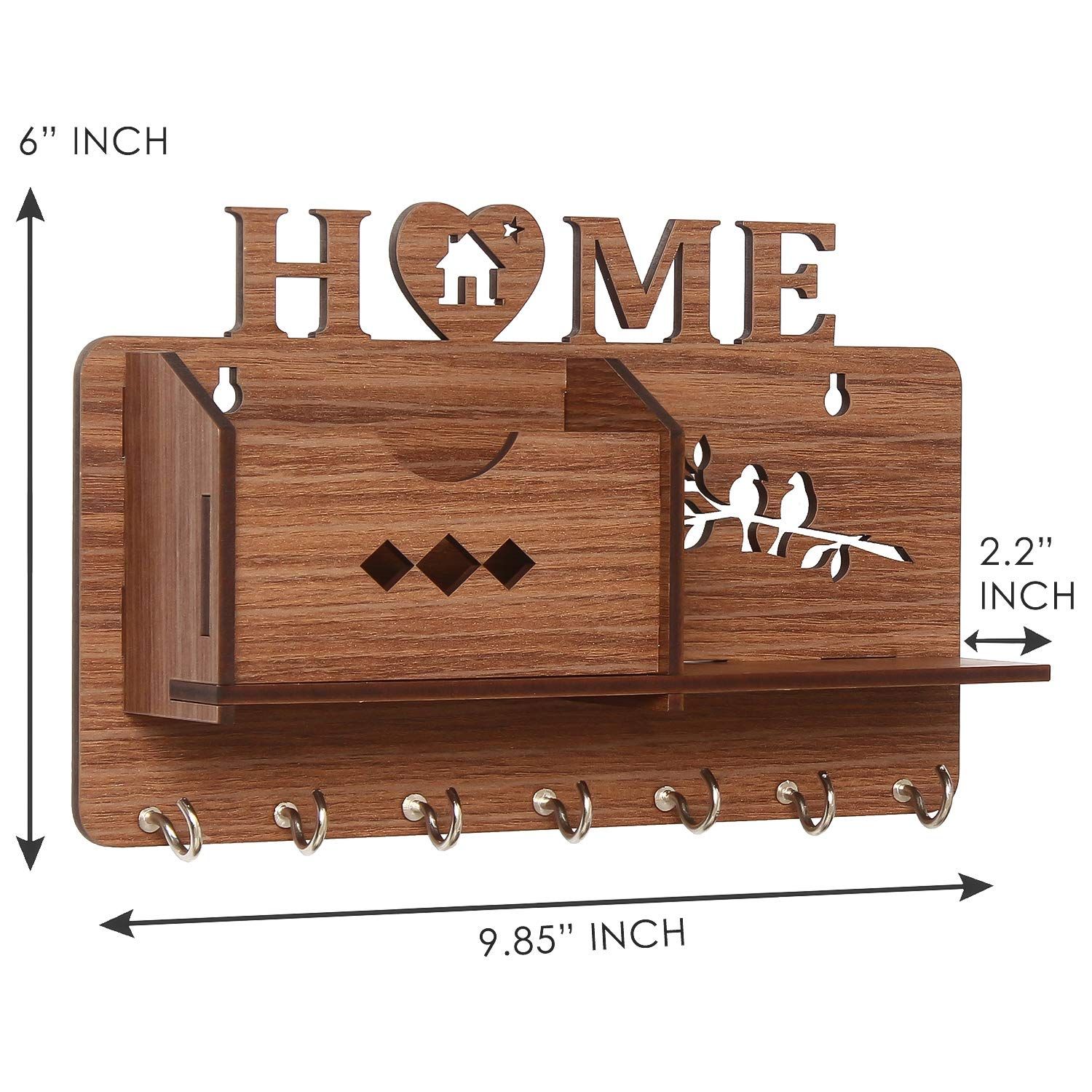 Деревянная полка с матовой отделкой — фото 3