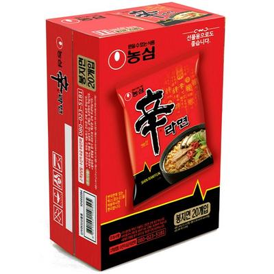 Nongshim Shin Ramyun 120g, 20 Pieces