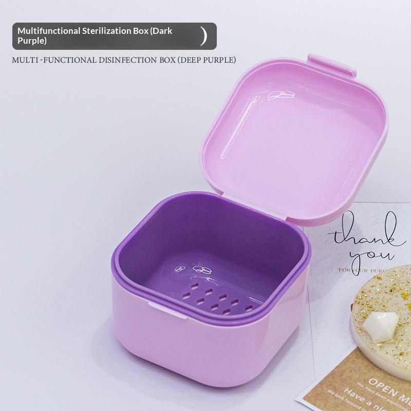 Non-Toxic Multifunctional Disinfection Box Double Layer Soaking Feature for Nail Art Tools Salon Manicure