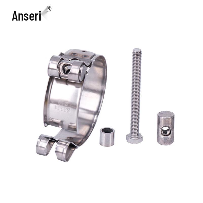 Ansairui 304 Stainless Steel Heavy-Duty European Hose Clamp