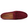 Wine Red Penny Loafers Man Moccasins High Quality Spring Suede Leather Casual Shoes For Men Slip On Flats Mens Driving Shoes
