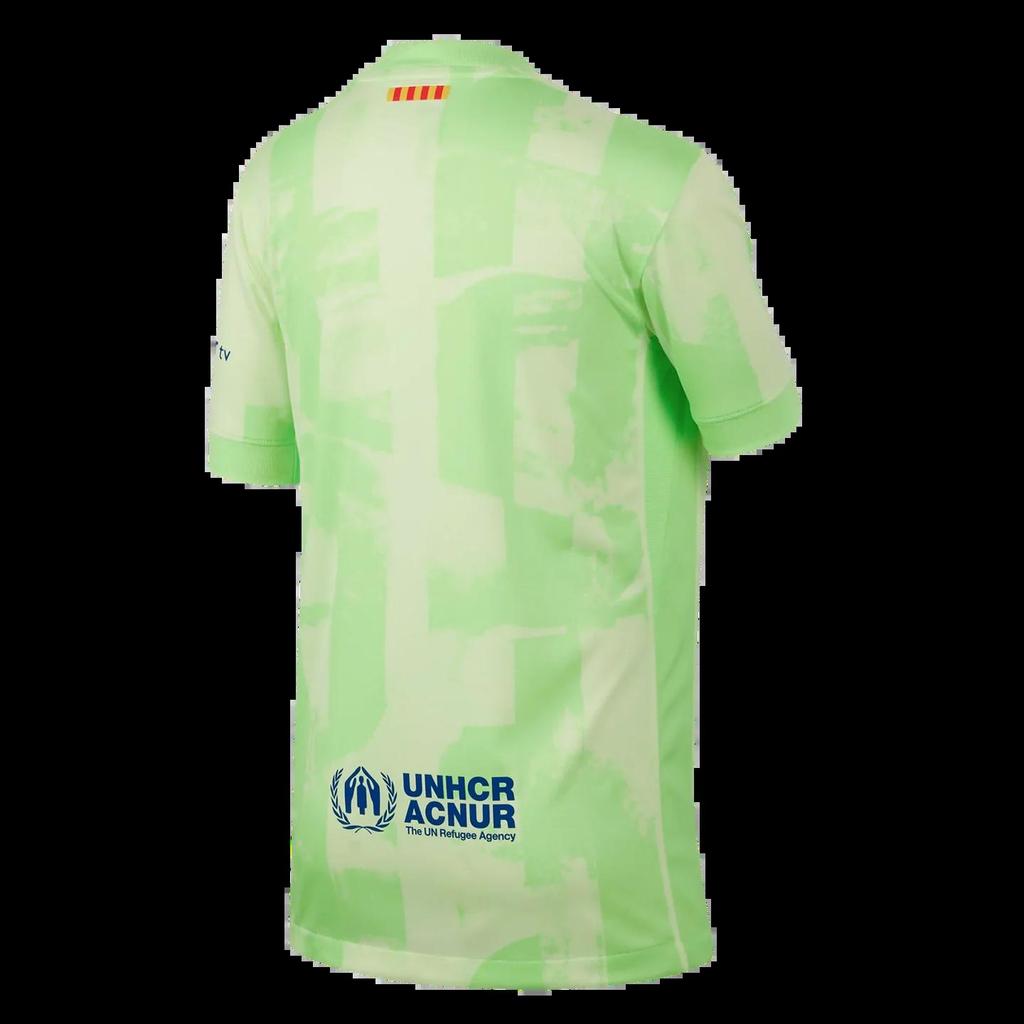 Nike FC Barcelona Stadium Home Soccer Training Jersey polyester Green