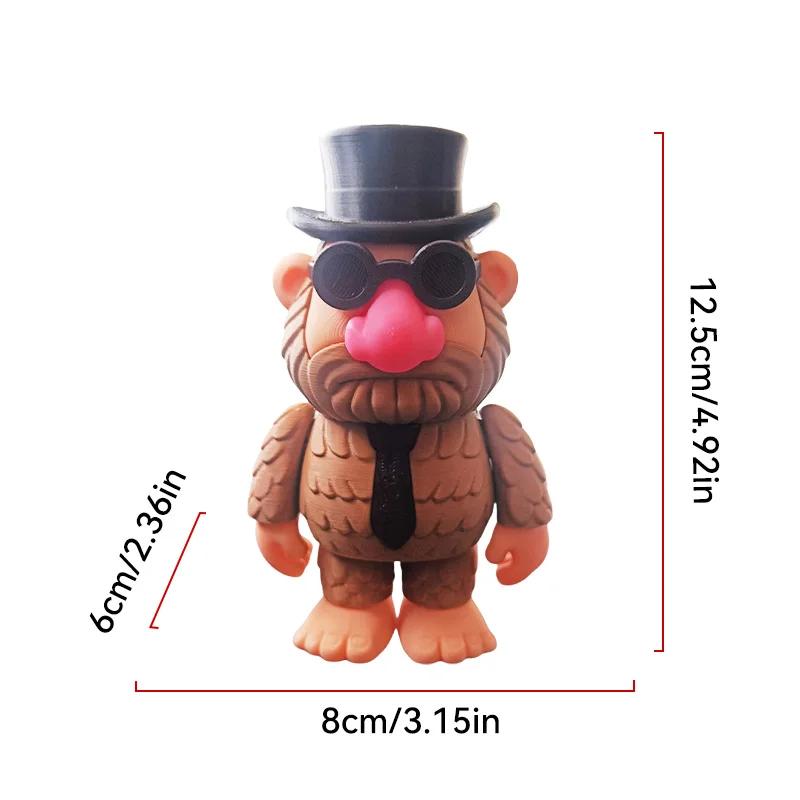 New Italian Brainrot Figurine Funny 3D Printed Matteo Brainrot Spioniro Golubiro Garam Mararam Desk Ornaments Novelty Gifts