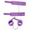 SM Sexy Soft Fur Handcuffs Role Playing Props BDSM Restraints Equipment Bondage Gear Sex Toys for Couples Women Exotic