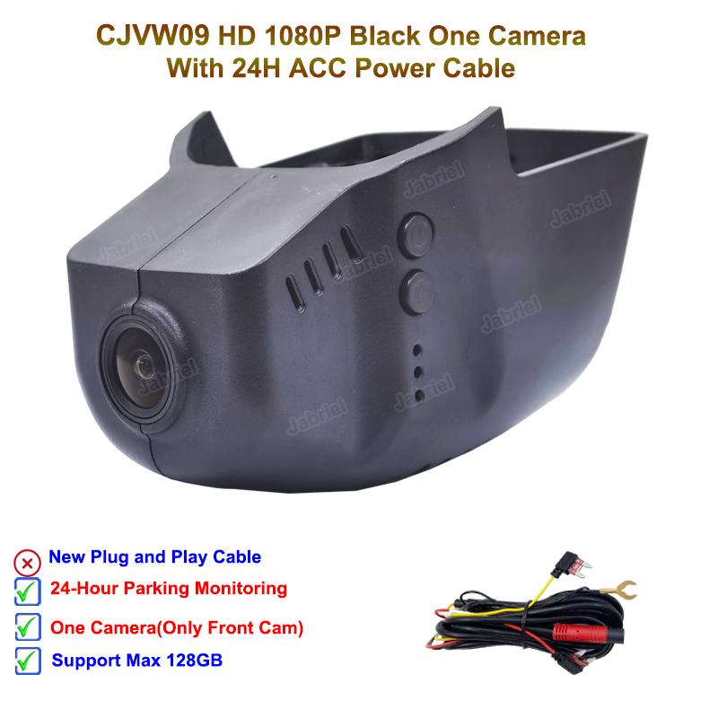 Jabriel Easy To Install HD 1080P Dash Cam Camera For Volkswagen VW Tiguan 2 II Mk2 Passat Golf B8 CC Touran Tayron Caddy Car Dvr
