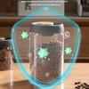 Vacuum Sealed Jar for Coffee Beans Airtight Food Storage Container Clear Glass Jars for Home Moisture-Proof Air Extraction Tank
