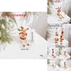 Santa Claus Reindeer Snowman Wooden Tabletop Ornament For Holiday Scene Setting