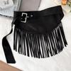 Retro Western British Style Sheepskin Waist Cover With Personalized Trendy Tassel Women's New Versatile Waist Belt To Look Thin