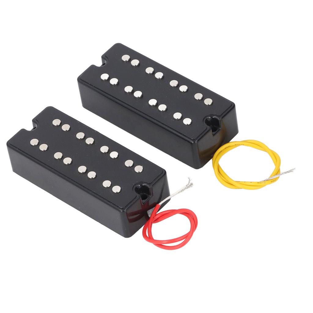 Humbucker Pickup Set Open Style 2 Holes Double Coil Pickup for 4 String Electric Bass Guitar