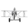 Large Vintage Airplane Model Simulation Retro Iron Airplane Ornament Decorative Plane Home Decor for Living Rooms Studies TV Cabinets Silver Plated