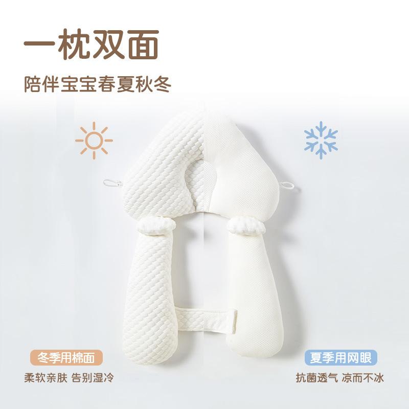 Infant Soothing and Shaping Pillow To Prevent Flat Head, Prevent Startle Reflex, Provide a Sense of Security, and Help Newborns Sleep U Contour