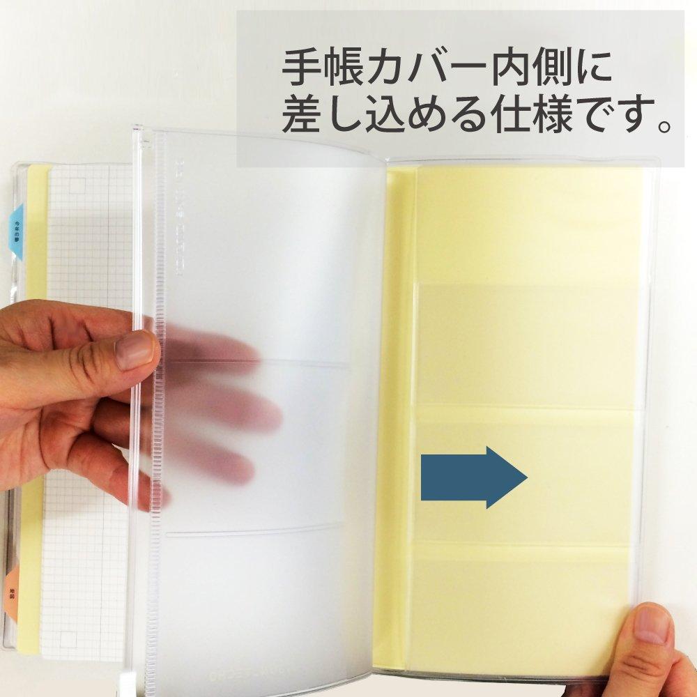 KOKUYO Jibun Techo Zippered Clear Case for A5 Slim