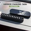 For Voyah Hidden Mobile Phone Number Plates Car Logo Temporary Parking Signs Accessories Free Dreamer Courage Passion 2021 2022
