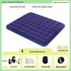 Portable Double Folding Inflatable Air Mattress for Home & Camping