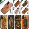 Guadalupe San Judas Wood Case For Xiaomi Redmi Note 13 Pro 14 12 9 10 11 Pro 10S 11S 12S Redmi 13C 14C 10C 12C Cover
