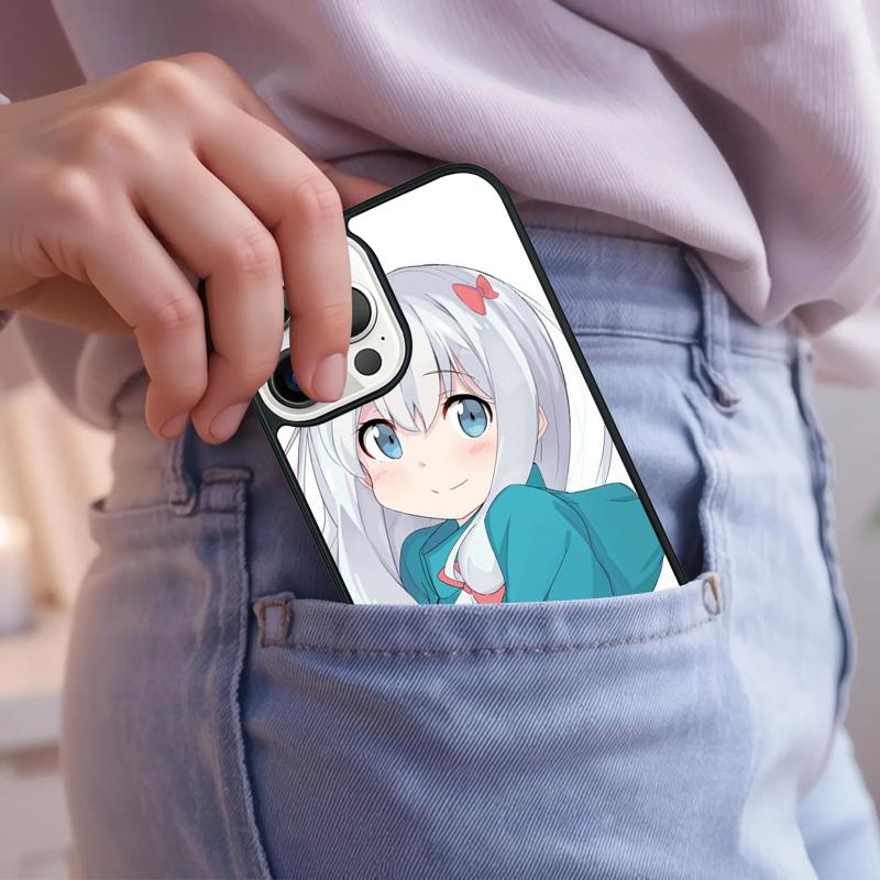 Cute Girl Izumi Sagiri Phone Case For iPhone 17 Air 15 16e 14 13 Pro Max Coque 12 11 Pro Max PLUS Cover