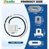 Washer Lid Lock Switch Compatible with GE Washer WH08X32697 WH01X24114 | Lid Lock & Harness Kit Replacement for GE Washer Lid Lock Switch, Wire &