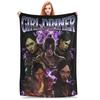 Sevika Arcane Movie Jinx Blankets Flannel Spring Autumn  Breathable Super Soft Throw Blankets for Home Couch Bedding Throws