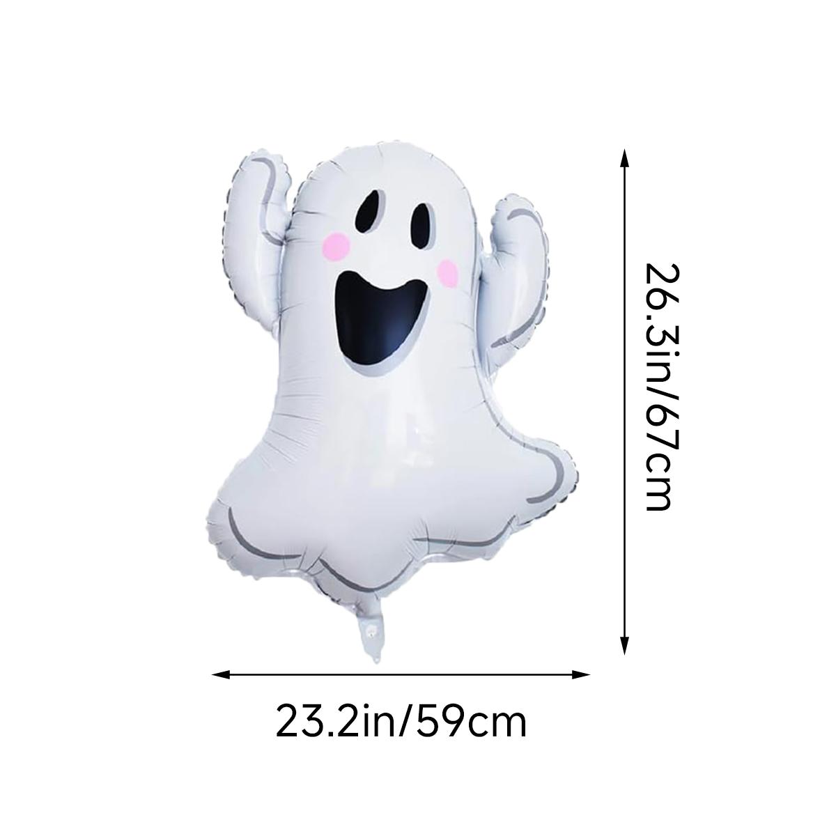 

Фольгированные шары в виде белых призраков на Хэллоуин Для украшения вечеринки в стиле «сладость или гадость» на Хэллоуин Other