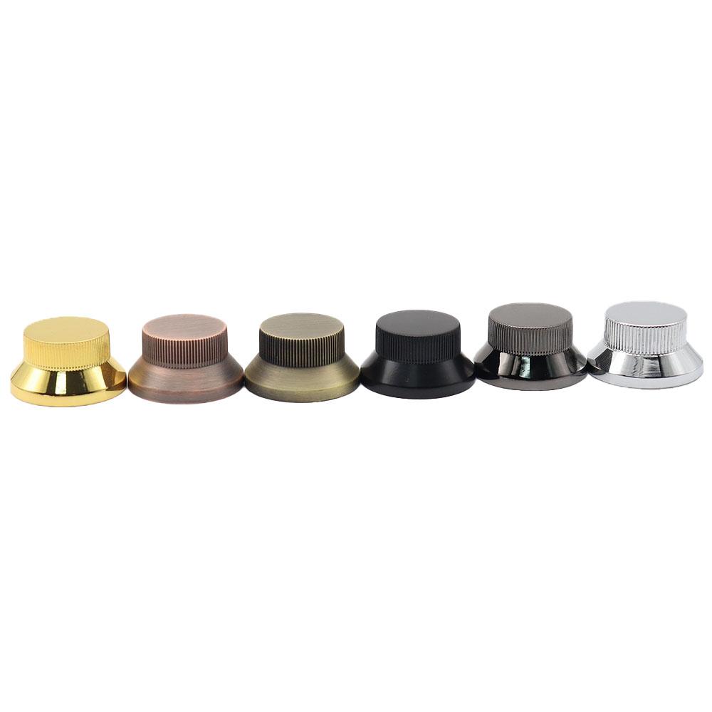 1pcs/2Pcs Guitar Bass Metal Top Hat Bell Speed Knobs for LP SG Guitar