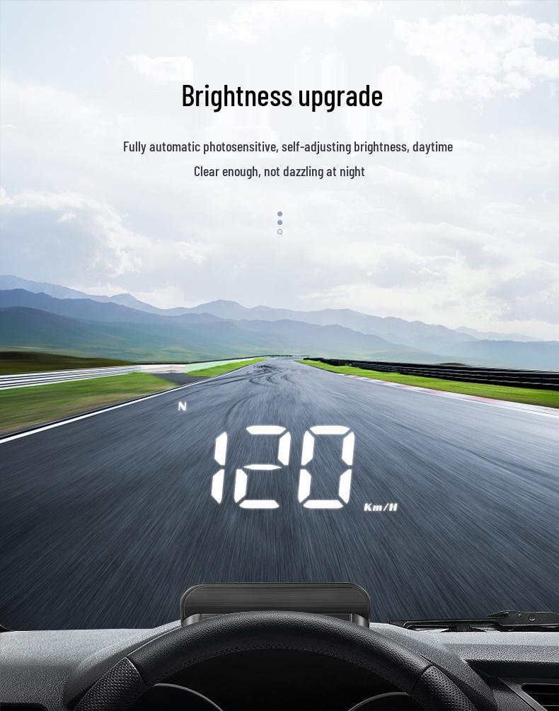 Wireless Car HUD GPS Speedometer: Multifunctional Display for Vehicles